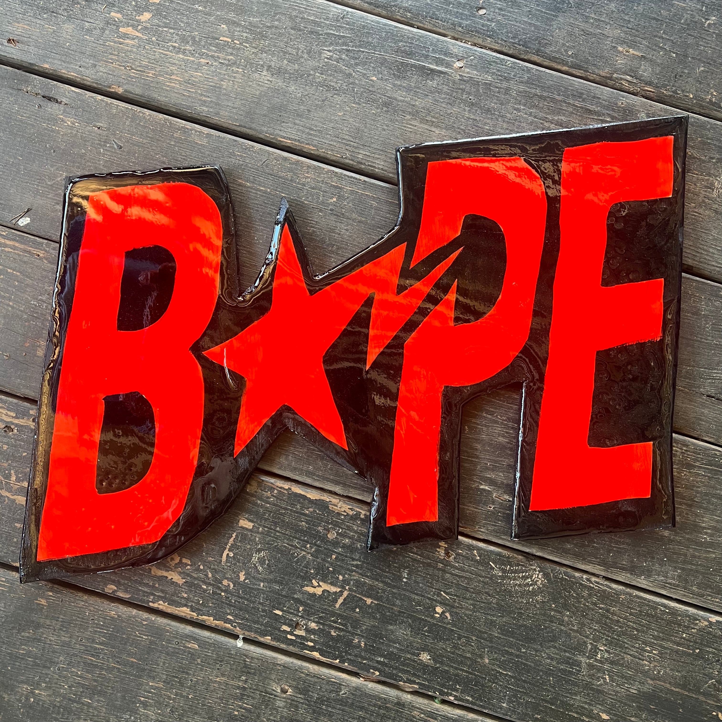 BAPE LOGO WALL PIECE
