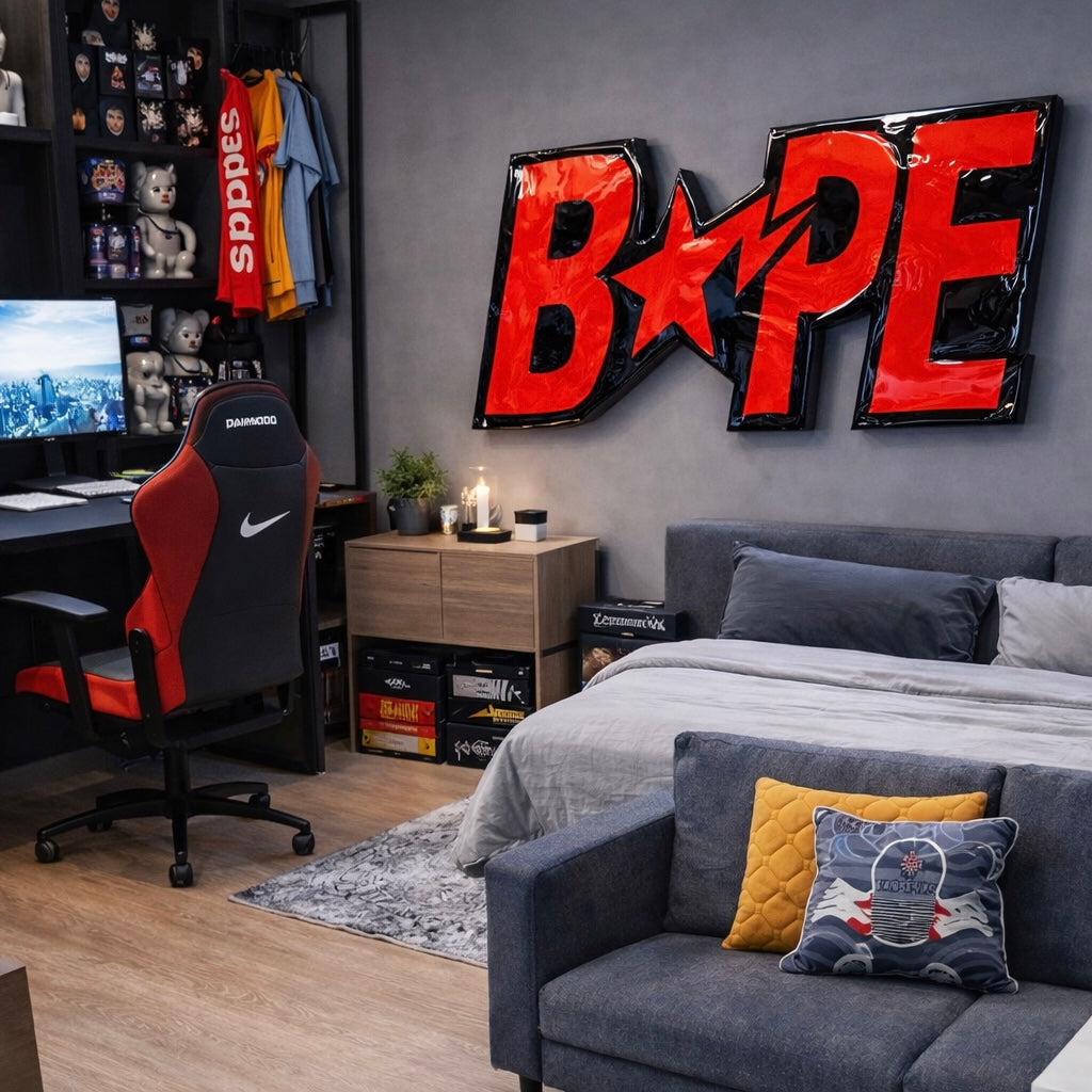 BAPE LOGO WALL PIECE