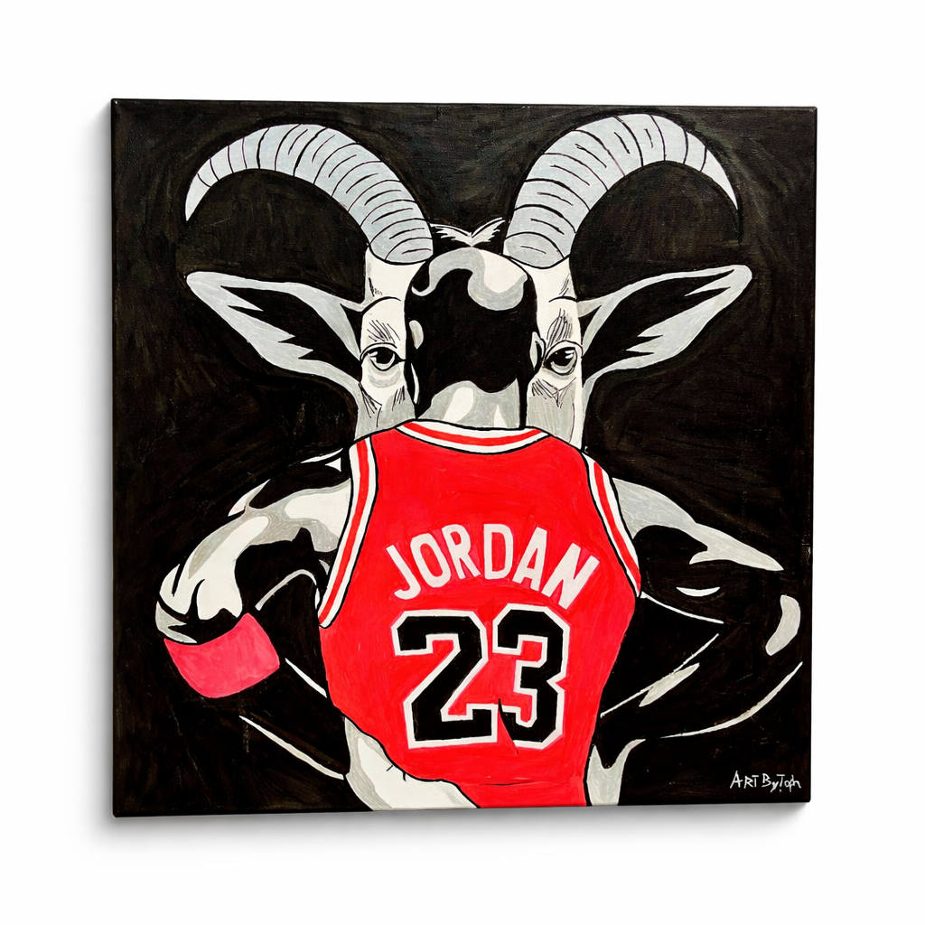 MJ GOAT PAINTING
