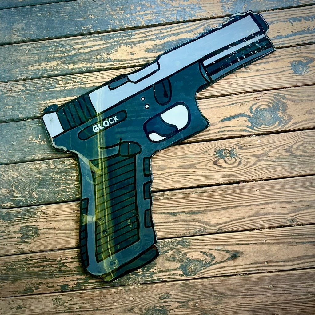GIANT GLOCK WOOD PIECE