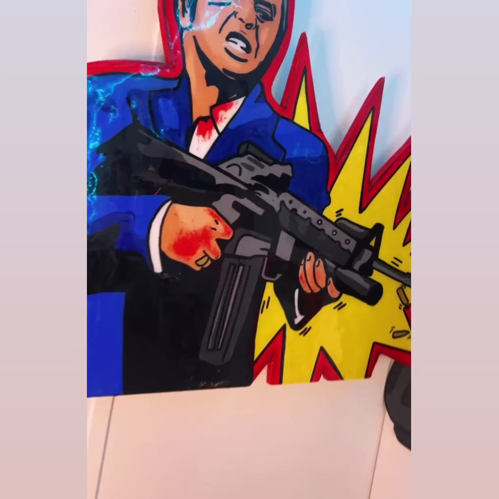SCARFACE WALL PIECE